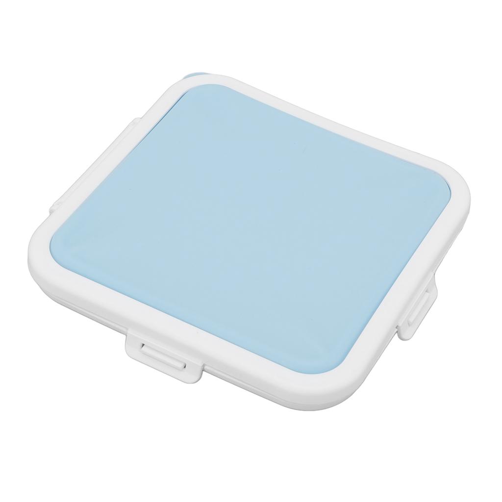 Sandwiches Storage Box Portable Sandwiches Container Lunch Box for Students Office Workers for Work Picnic Outing Blue
