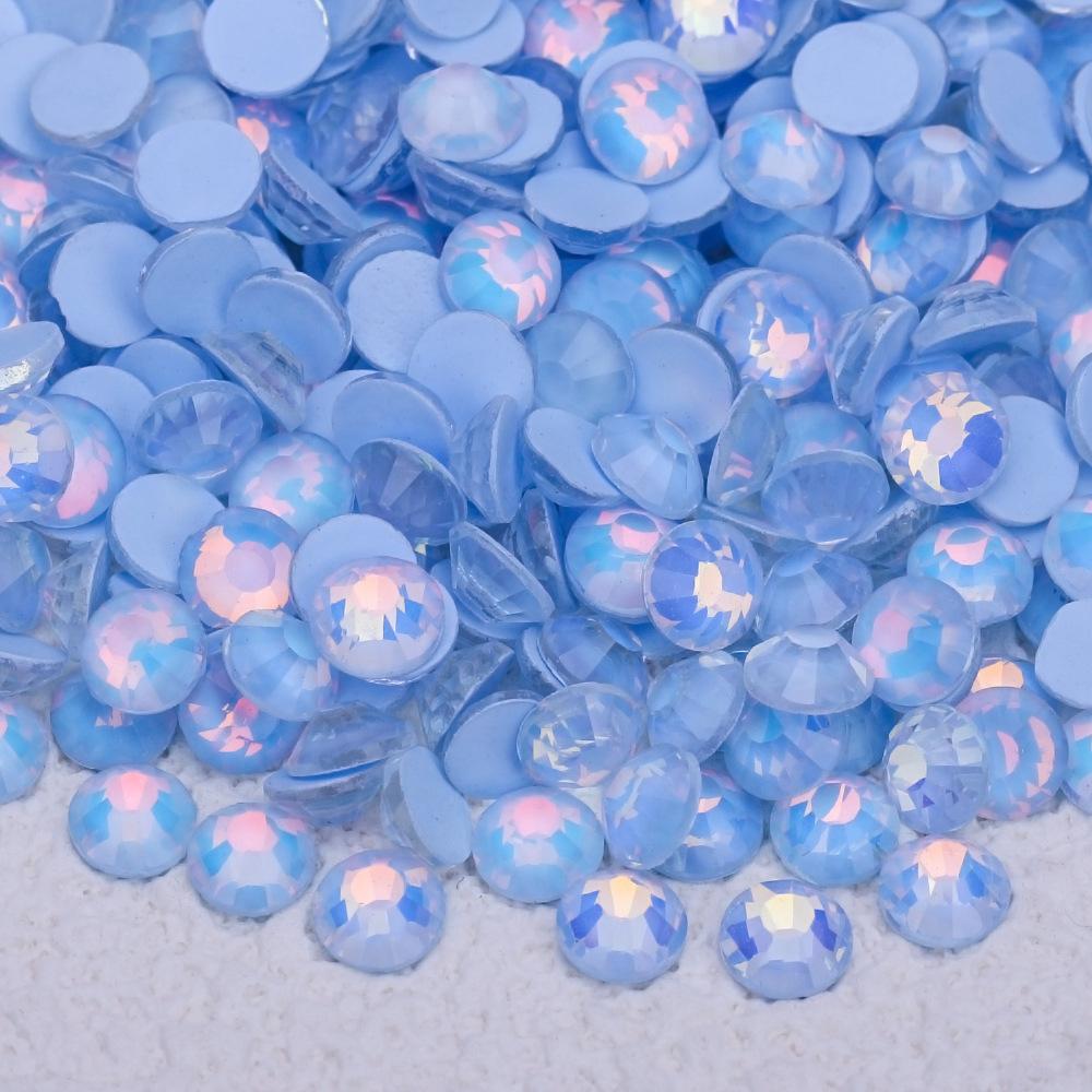 Weichen флуоресцентное протеиновое сверло, плоское дно, стеклянные стразы, неоновый свет, сделай сам, светящийся нейл-арт, ювелирное сверло для ногтей