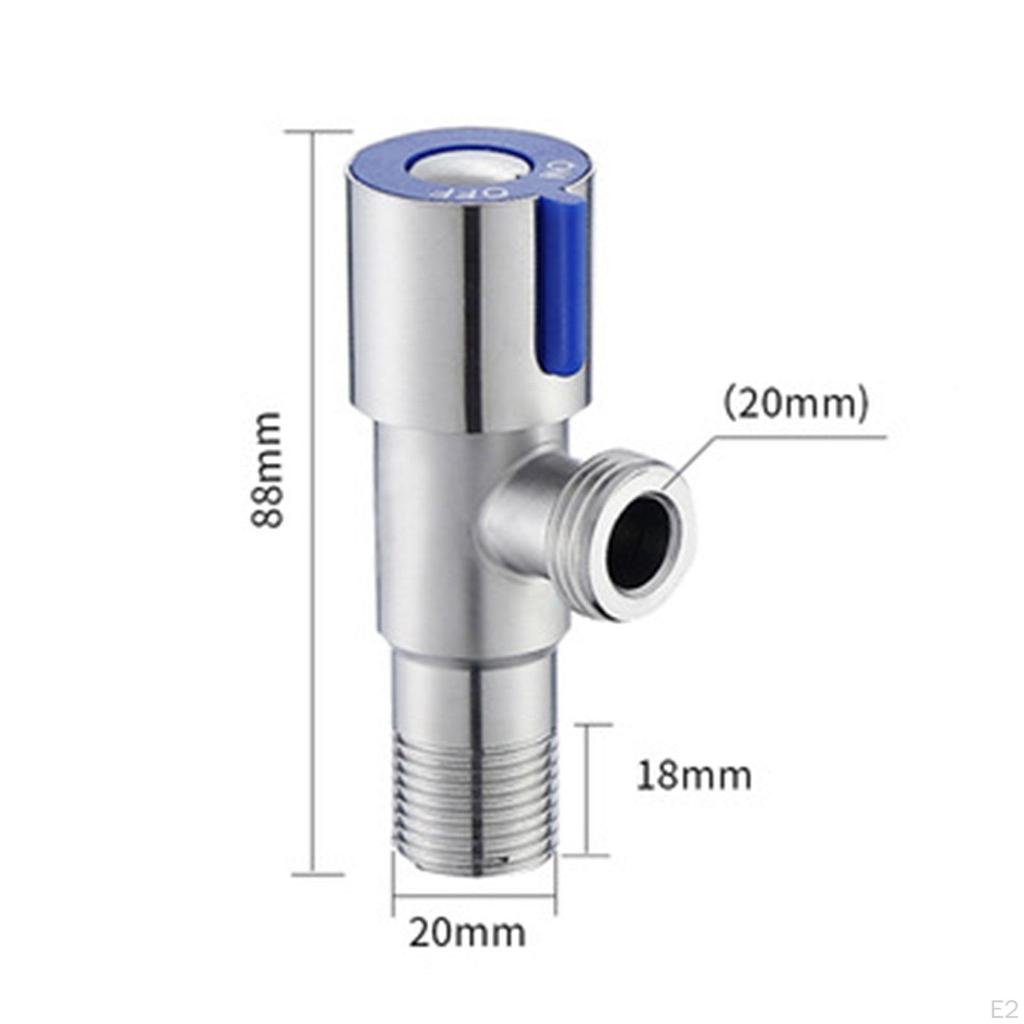 Комплект из нержавеющей стали с поворотом на четверть оборота для сантехники в ванной комнате