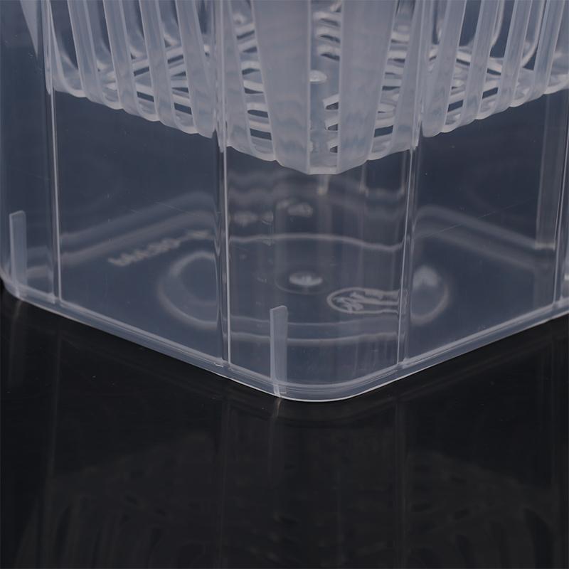 10 см квадратный корневой контроль прозрачный цветочный горшок для орхидеи фаленопсис каттлея посадка с устьичным цветочным горшком домашний декор