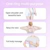 Многофункциональное фитнес-кольцо для йоги TPE Training Yoga Circle Exercise Gymnastics