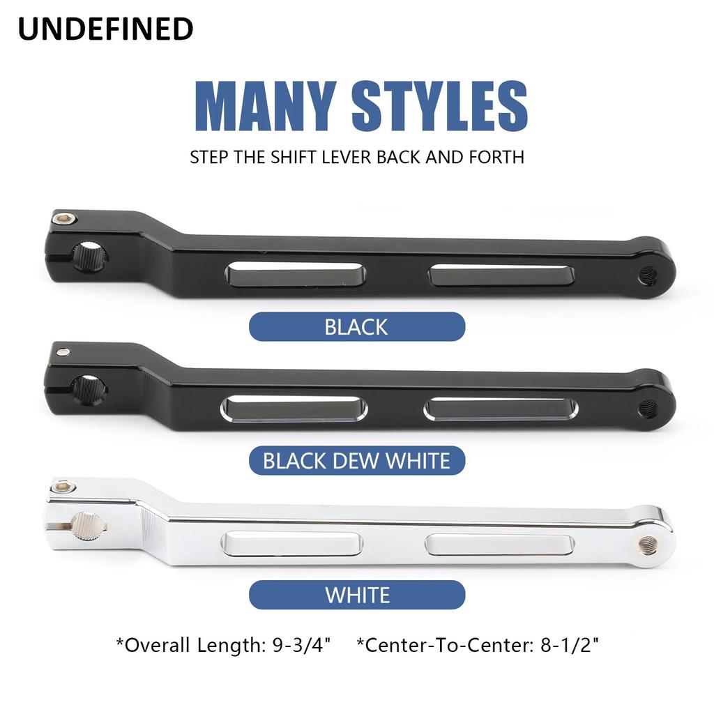 Удлиненный рычаг переключения передач для Harley Softail Electra Road Glides Road Kings Tri Glide мотоциклетные рычаги переключения передач с носком, алюминий