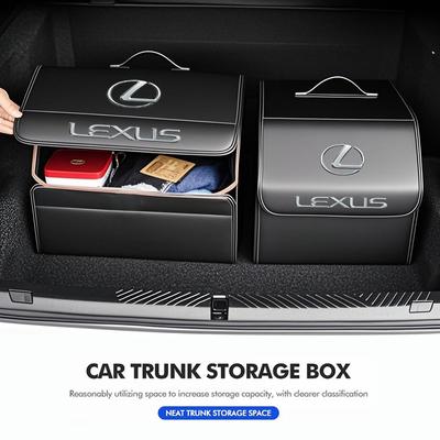 Складная кожаная сумка-органайзер для багажника автомобиля For F SPORT ES RX NX LS UX LM LX GX LC RZ IS CT GS RC HS SC LBX
