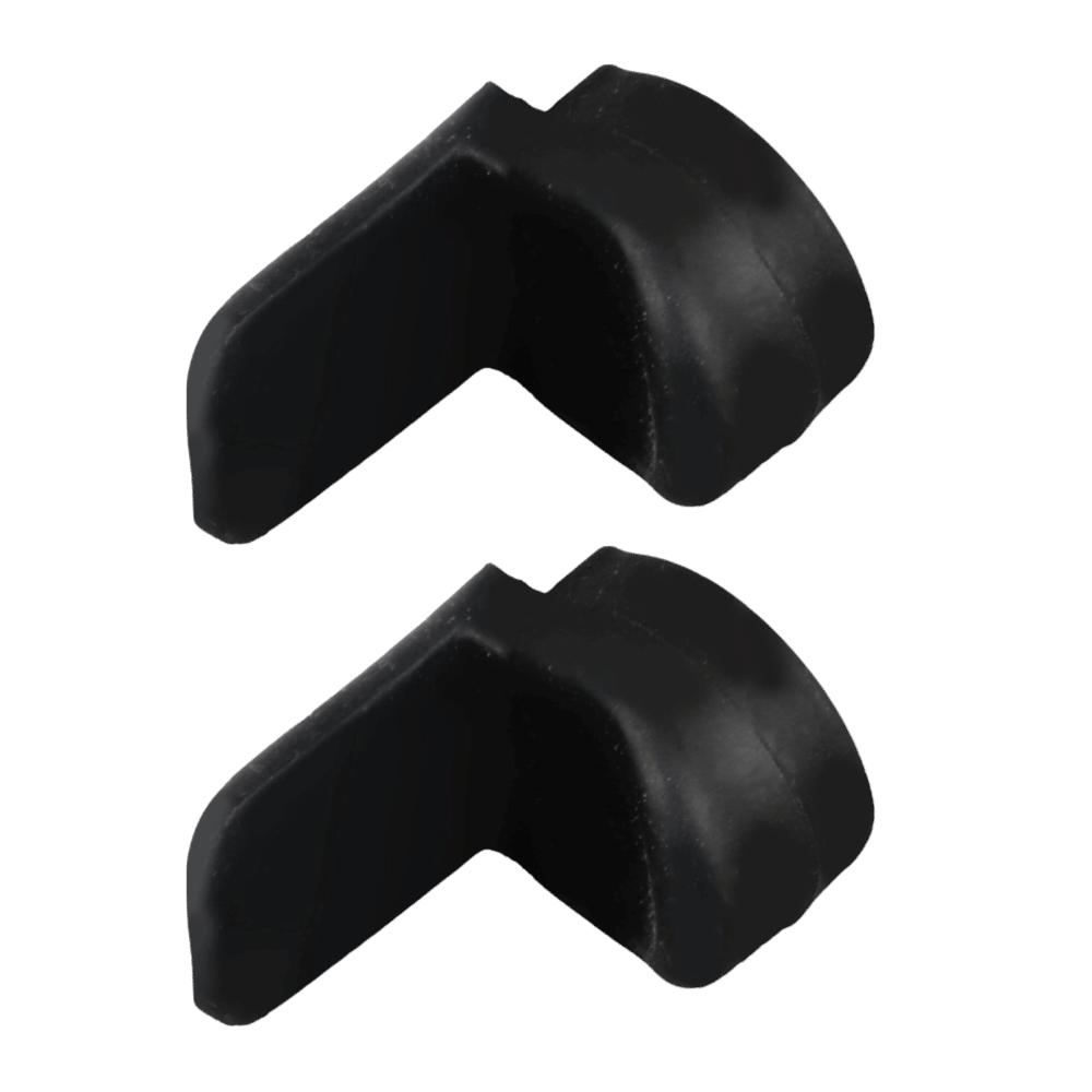 2PCS Silicone Material Thumb Rest Cushion Black Color Instrument Thumb Rest For Clarinet