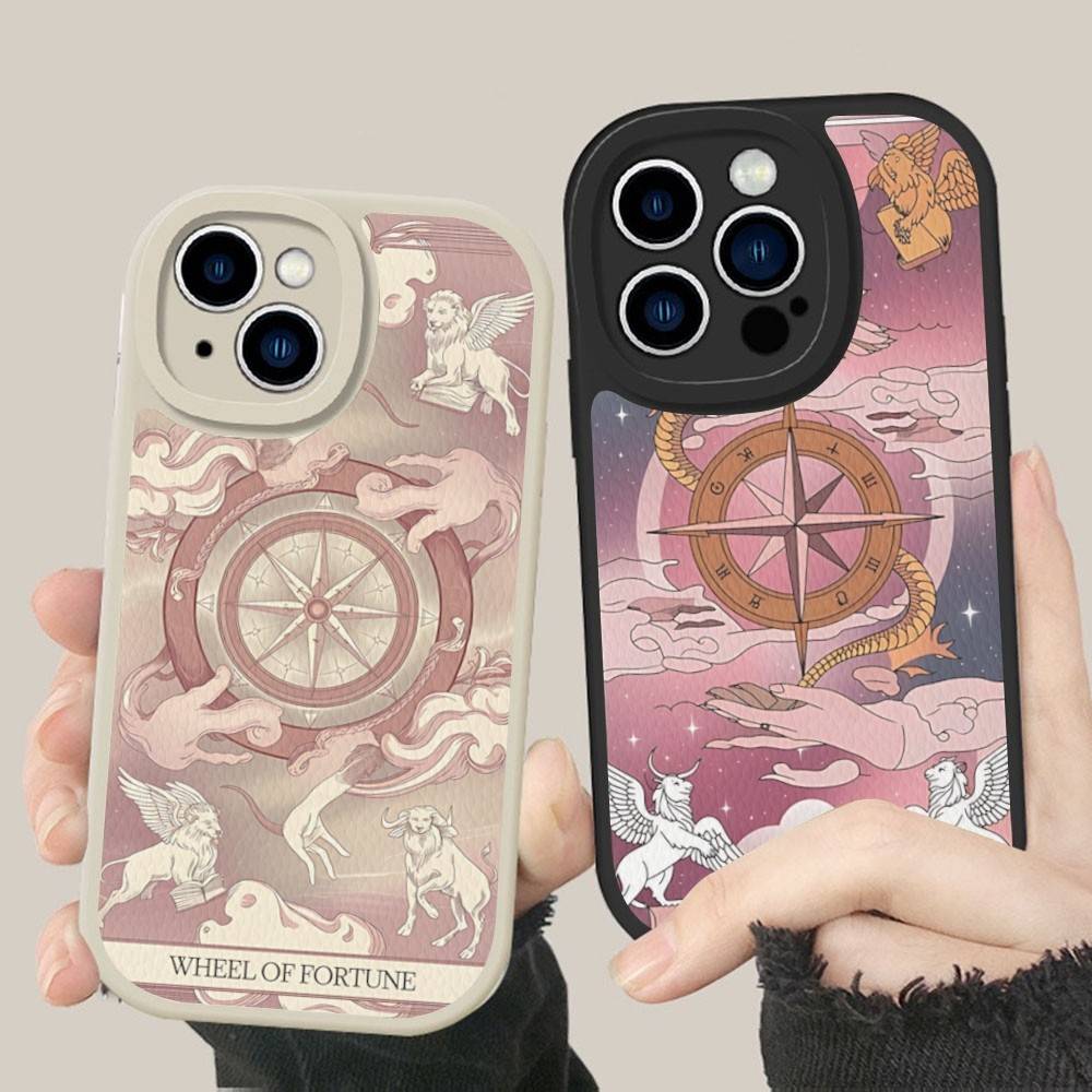 Инструменты для гадания Карты Таро Кожаный Чехол для Телефона Для IPhone 15 14 13 Pro Max 12 11 16 Plus Чехол для Телефона