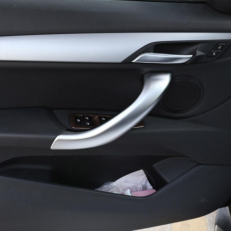 Для BMW X1 F48 2016-2018 ABS Матовый Серебристый Внутренняя Ручка Двери Автомобиля Накладка Автоаксессуары Для BMW X2 F47 2018 4 шт.
