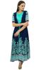 Bimba Женский комплект из двух предметов Anarkali Designer Kurti с принтом вискозы Kurta Maxi
