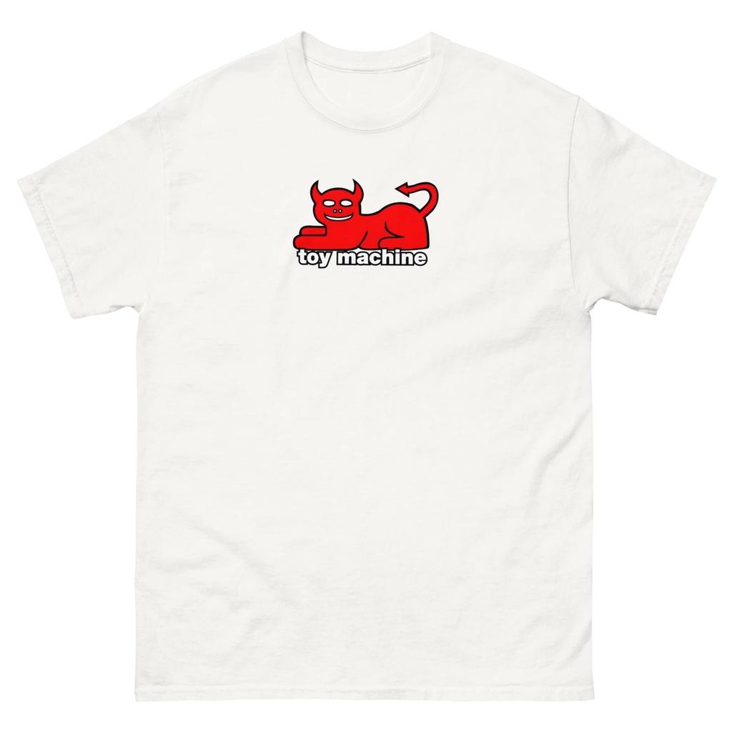 Toy Machine Devil Cat Logo T-Shirt Skateboarding Logo Tee