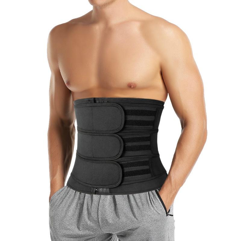 Мужской тренажер для талии Cincher Trimmer, пояс для тренировки в сауне, формирователь тела, контроль живота, поддержка поясницы, корректирующее белье для похудения