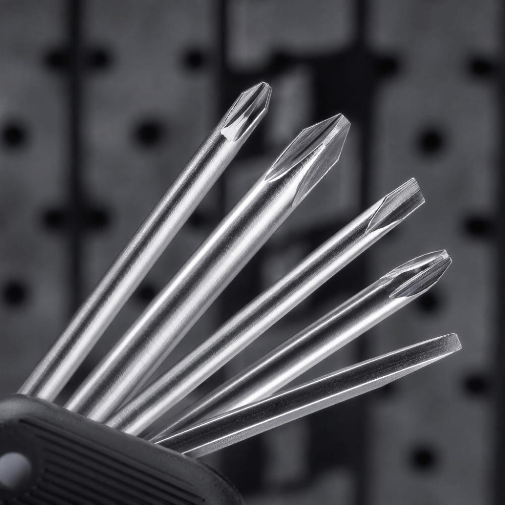 Ergonomic Handle Folding Screwdriver Set Multifunctional Screwdriver Tool Household Repairs