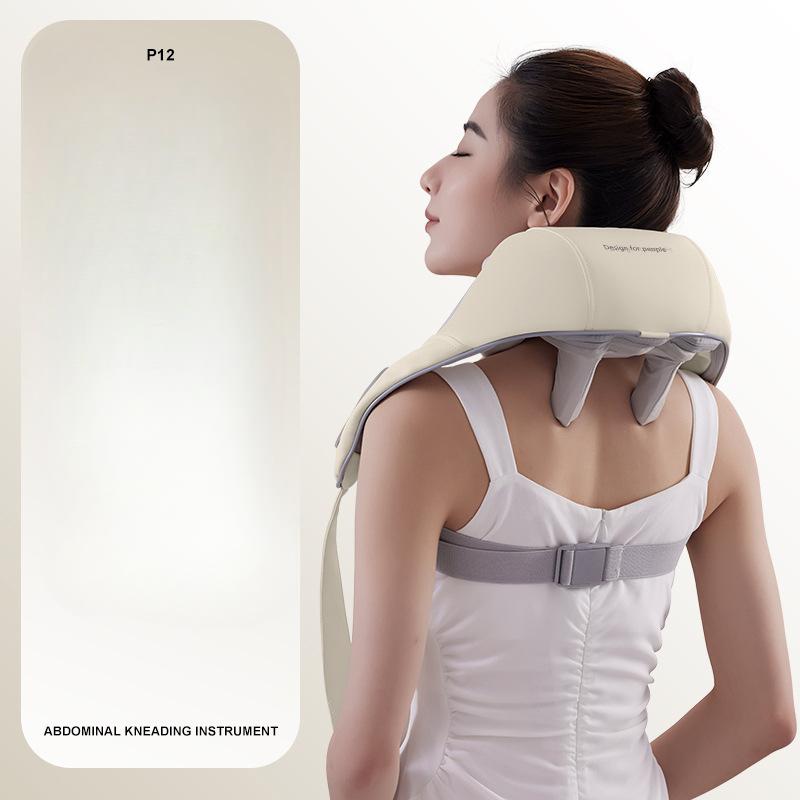 Массажер для шейной трапеции, горячий компресс для плеч, разминание и массаж, шаль для шеи, бытовой перезаряжаемый массажер для плеч и шеи