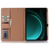 Для планшета Samsung Galaxy Tab S10 FE/S9 FE Чехол Текстура крест Слоты для карт PU кожаный откидной чехол