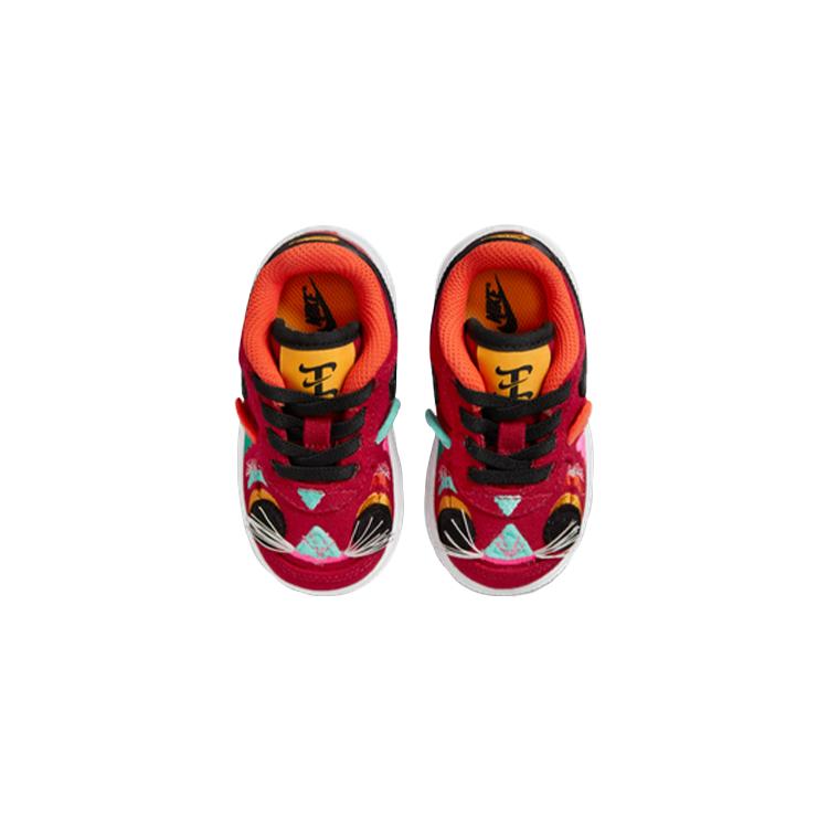 Nike Кроссовки Air Force 1 LV8 Повседневные Низкие Детские Красные Малыш DQ5072-601