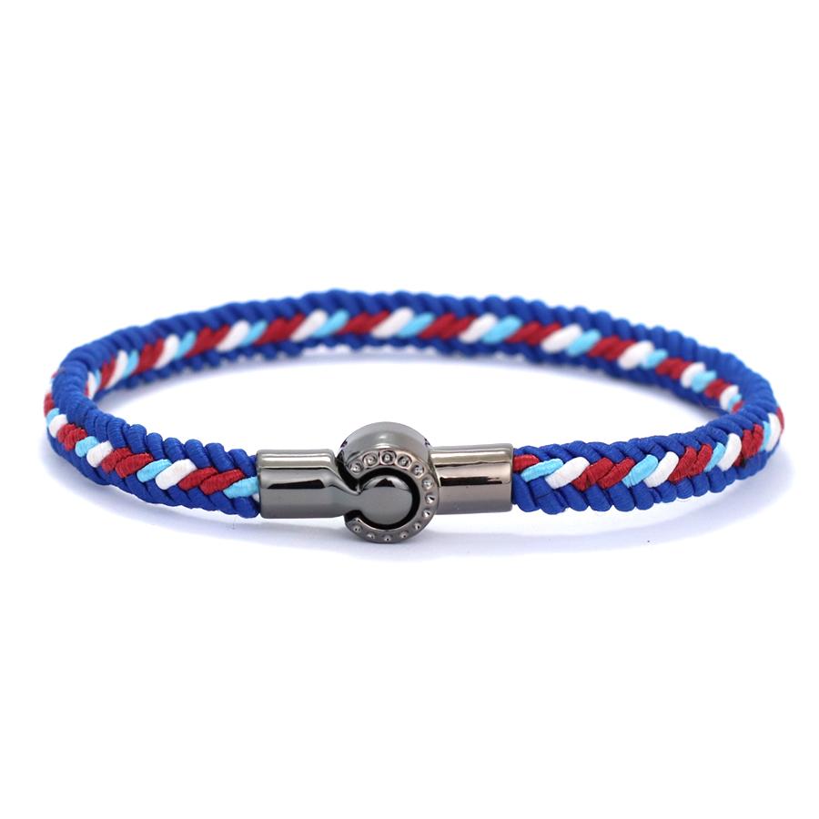 Винтажный плетеный браслет для мужчин и женщин, ручная работа, цветная ручная веревка, магнитная застежка, браслет, подарок на день рождения, пара, ювелирные изделия, браслеты