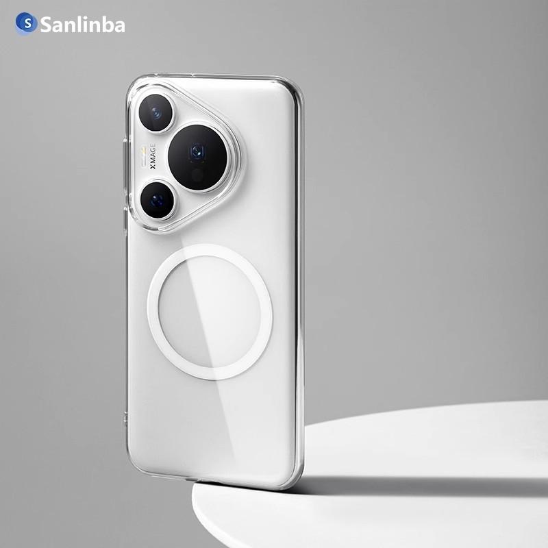 Прозрачный магнитный чехол для телефона Huawei Mate 70 Pro - Не желтеющий, Легкий, Прочный, Простая защита