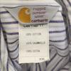 carhartt Рубашка с длинным рукавом на пуговицах в полоску XXL белая Biggs Men's Б/У