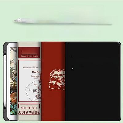 Защитный чехол для iPad с гнездом для стилуса для 7-10-го поколения 10,9/10,2 дюйма, Pro 11 дюймов, Air 3-5, Mini 6