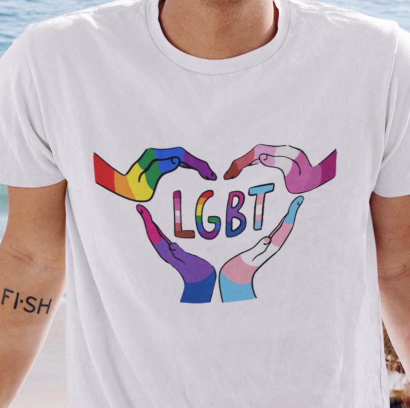 LGBT T shirt | Queer | Pride | Unisex Premium Cotton