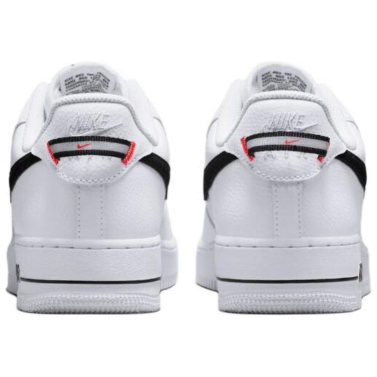 Nike Кроссовки унисекс Air Force 1 07 LV8 Белые Черные Ярко-малиновые HV9509-100