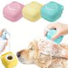 Pet Silicone Bath Brush Massage Brush Extrusion For Shower Gel