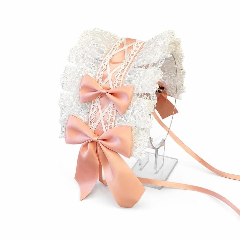 Sweet Bow Lace Bow Hairband Handmade Anime Cosplay Headdress Lolita Hair Accessories Cosplay Party