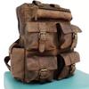 Vintage Leather Laptop Backpack Buffalo Leather Unisex Bag Pack Upto Laptop