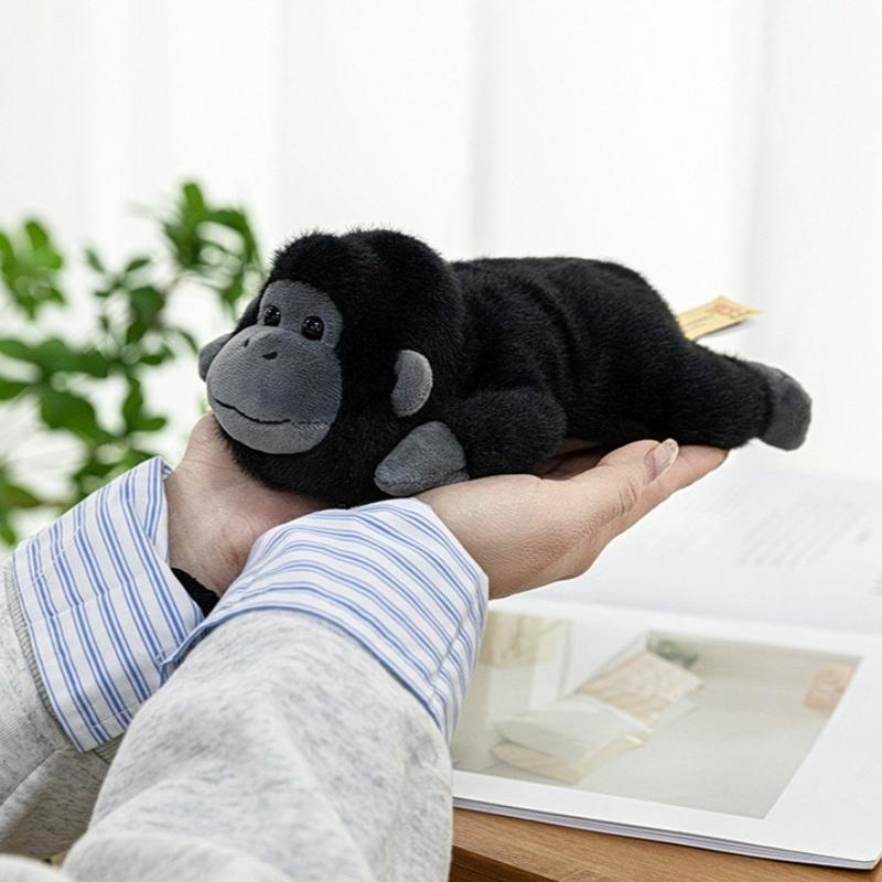 Chimpanzee Plush Toy Gorilla Plushie Doll Office Decor Cute Cartoon Stuffted Animal Plushie Toy Home Decoration Gift for Friends