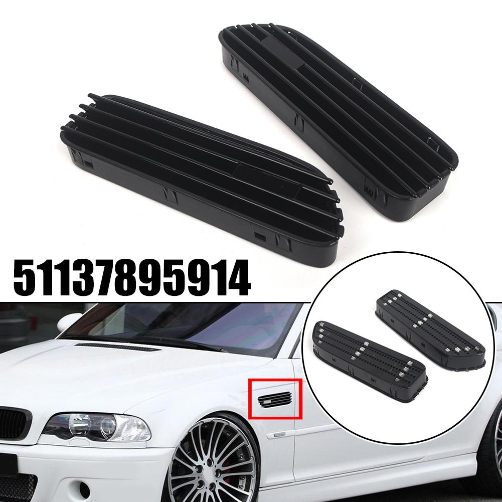 For BMW E46 For M3 2001 2006 Front Fender Air Vent Grille Side Vent Cover Replacement Part Number 51137895914 for For M3 Model