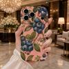 Blueberry Botanical Phone Case Vintage Fruit Art Hard Cover for iPhone Shockproof Protection Birthday Christmas Halloween Holiday Gift