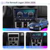 Android для Renault Logan I 2004-2009 с кнопочной ручкой, автомобильный CarPlay, радио, видео, мультимедиа, GPS-плеер, 2 + 32 ГБ