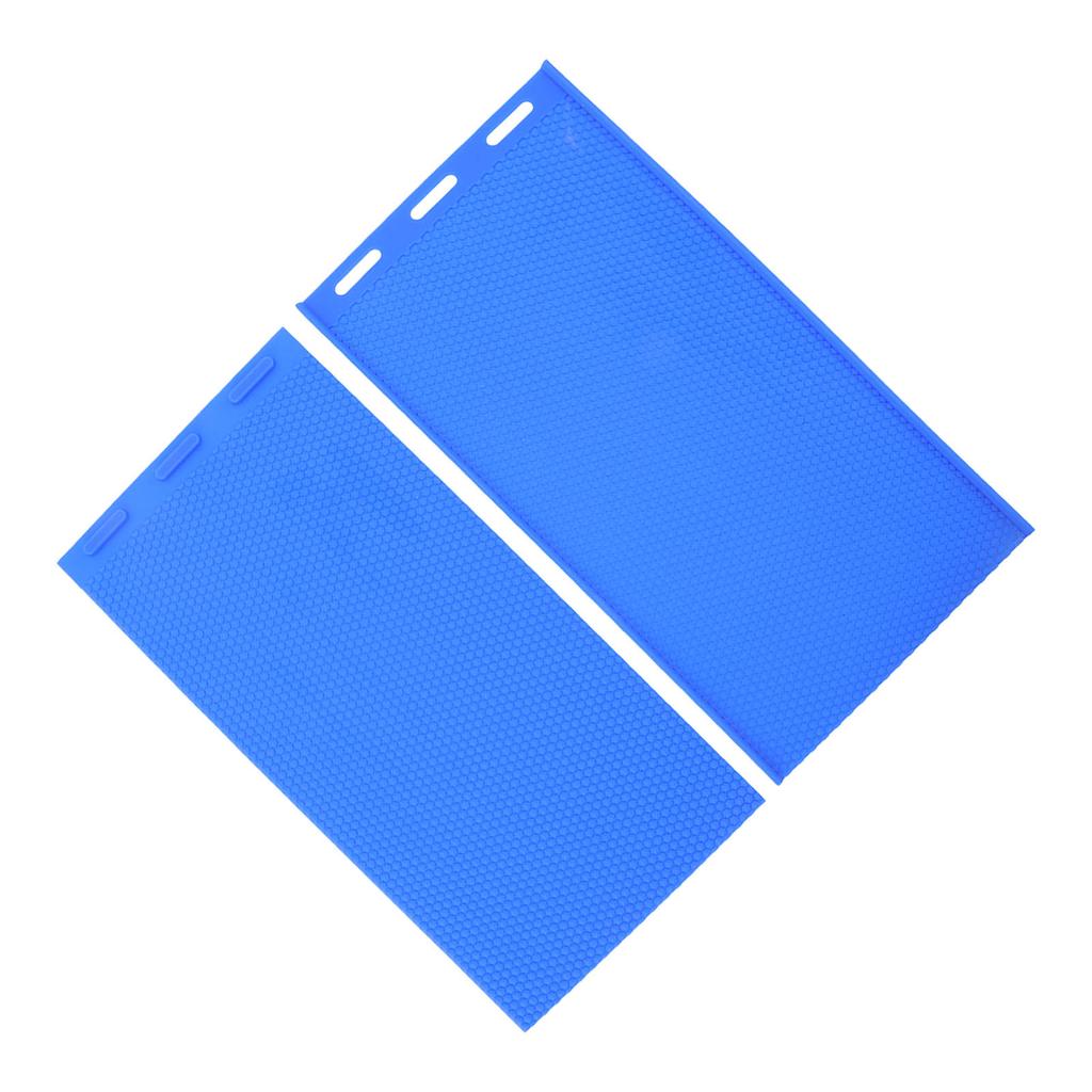 2Pcs Silicone Beeswax Sheet DIY Mold Soft Press Sheet Mould Tools Beeswax Embosser Machine for