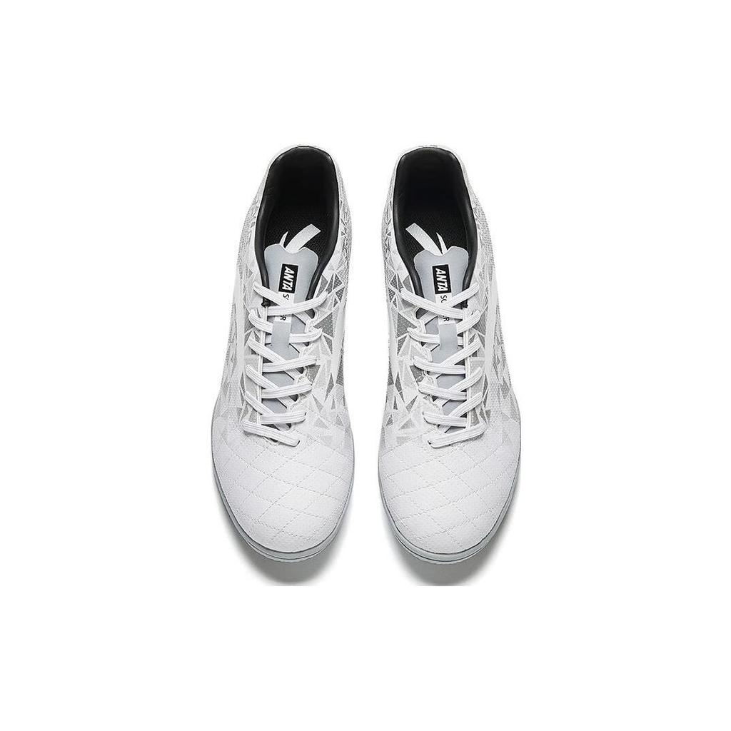 Anta TF (Резиновые шипы) Футбольные бутсы с искусственным покрытием, прочные, мужские, серые, белые 912332201-4