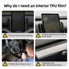 TPU Protective Film for BMW X5 G05 2019-2026 Interior Anti-Scratch Clear Sticker