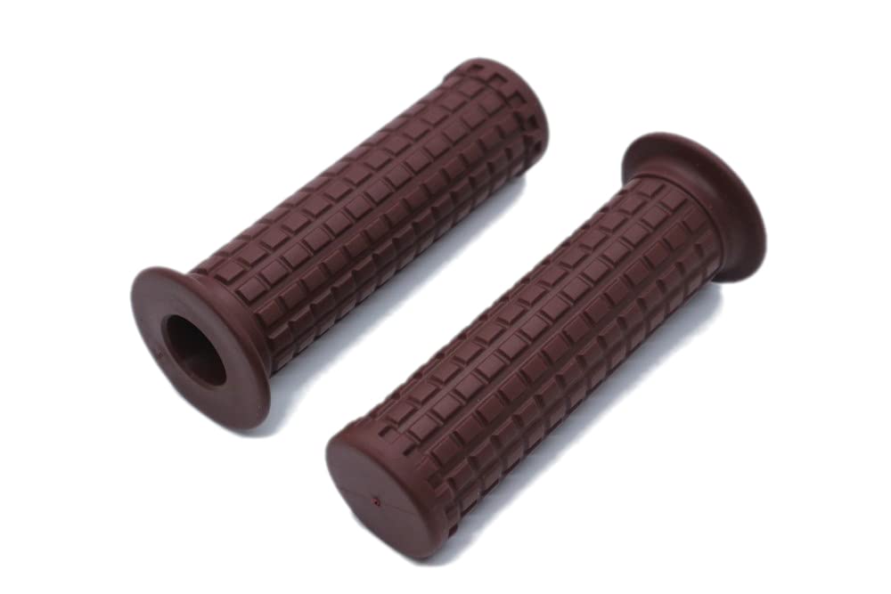 Beatus Handle Grip Bike 22.2mm Handle Universal Block Non-Piercing (Brown)