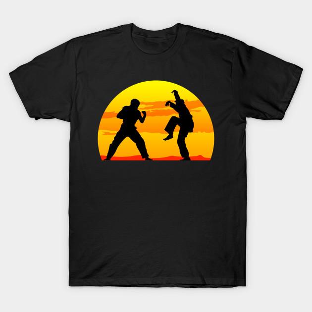 Asian Size Men Print T-shirt Final Fight No-Cut Heat Transfer Print Cotton Tshirt