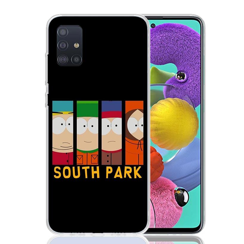 Cartoon S-South P-Parkes Phone Case for Samsung Galaxy A52 A51 A50S A12 A22 A32 A72 A10S A30S A31 A71 Note 20 Ultra 10 Plus S10