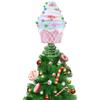 Lightweight Tree Top Stand Green Decoration Holder Christmas Tree Topper Stand  Holiday Decor