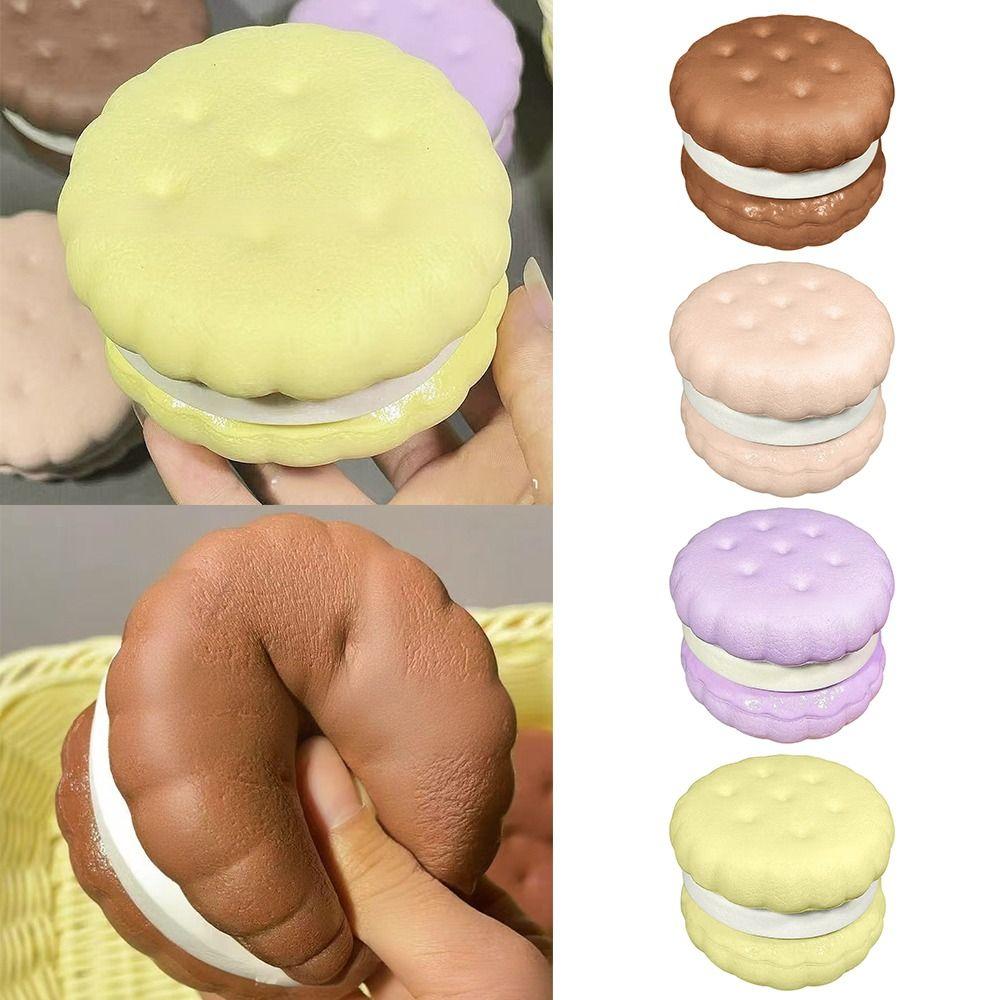 Simulated Cake Squeeze Toy Stress Relief Sensory Fidget Creative Slow Rising Toy for Kids Gift