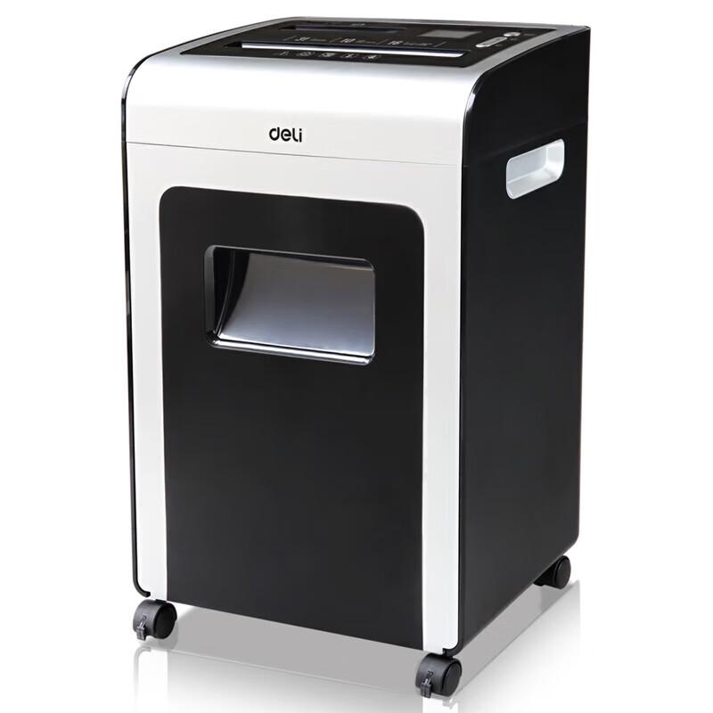 Deli Commercial Paper Shredder - P-4 Security, 16-Sheet Capacity