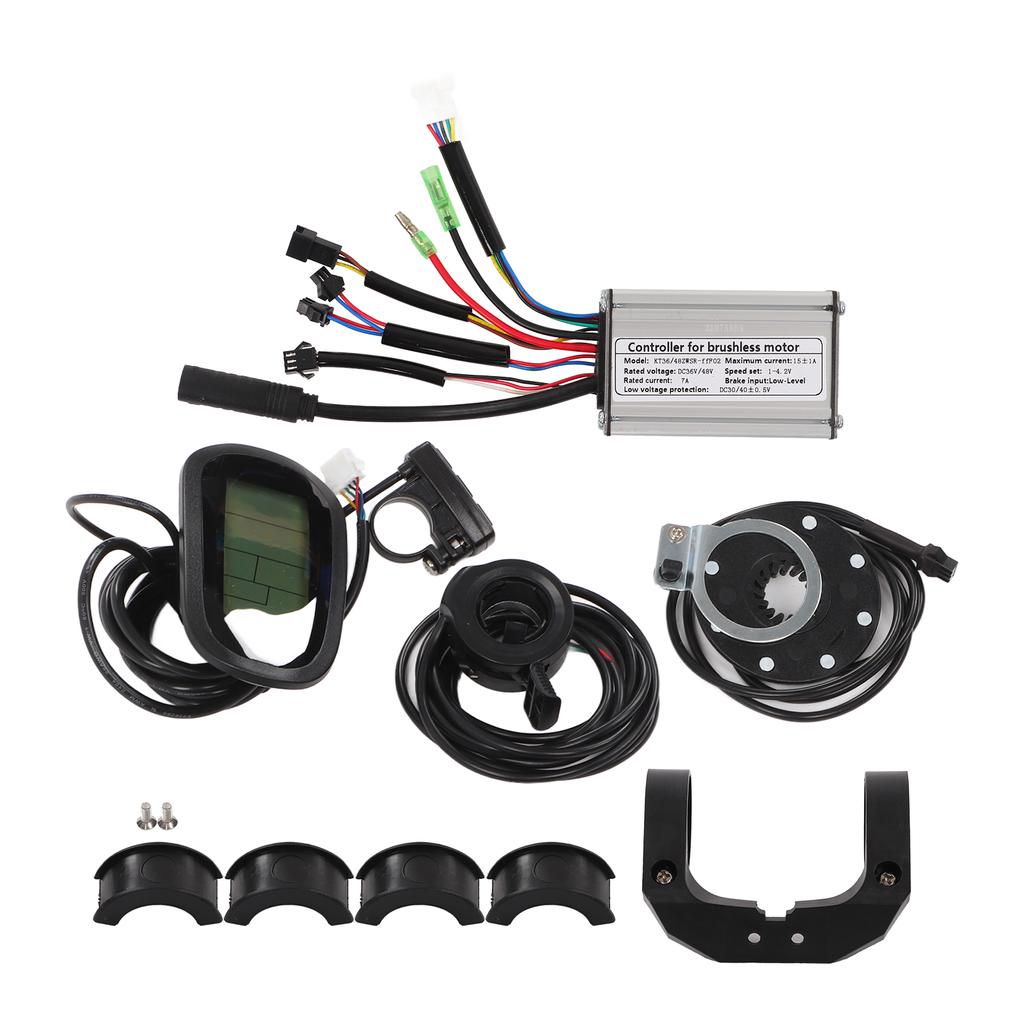 15A 36V 48V 250W Бесколлекторный контроллер двигателя Комплект панели дисплея LCD6 Контроллер для модификации литиевой батареи для электрического