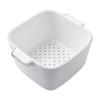 Double-layer drain basket Household kitchen vegetable basin Plastic fruit plate drain and water storage dual-purpose vegetable basket