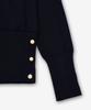 Thom Browne Wool 4-Bar V-Neck Cardigan - Navy / Fkc207A00014415