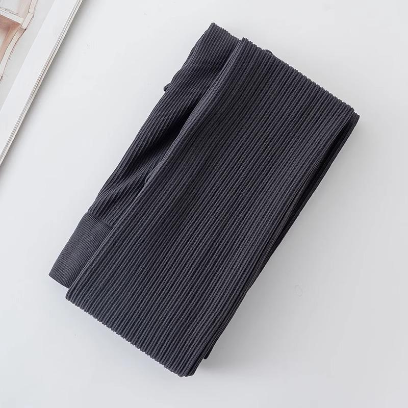 Cable Grey Seethrough Leggings Knit For Women Spring Autumn Thin Style Pantyhose That Stay Up