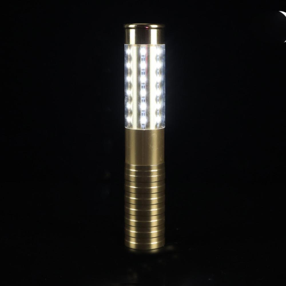 Party Decor Rechargeable Handheld Strobe Lights Light Flash Colorful LED Strobe Baton Gold Silver Flash Strobe Stick Club Bar
