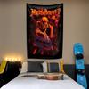 Трэш-метал рок-группа Гобелен Megadeths Home Decor Настенный декор для спальни, общежития, фоновая ткань, концертный баннер