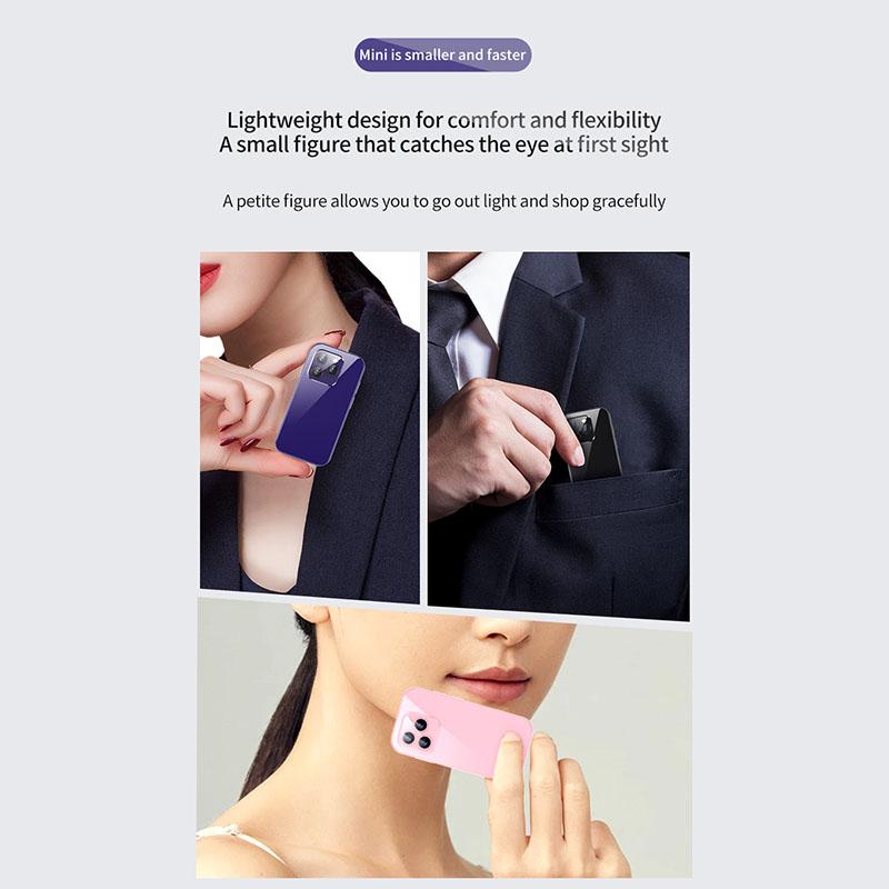 Soyes Маленький смартфон XS14 PRO 4G 3,0-дюймовый четырехъядерный процессор Android 9.0 2 ГБ/3 ГБ ПЗУ 16 ГБ/32 ГБ/64 ГБ 2600 мАч Face ID Type C OTG мобильный телефон с двумя SIM-картами