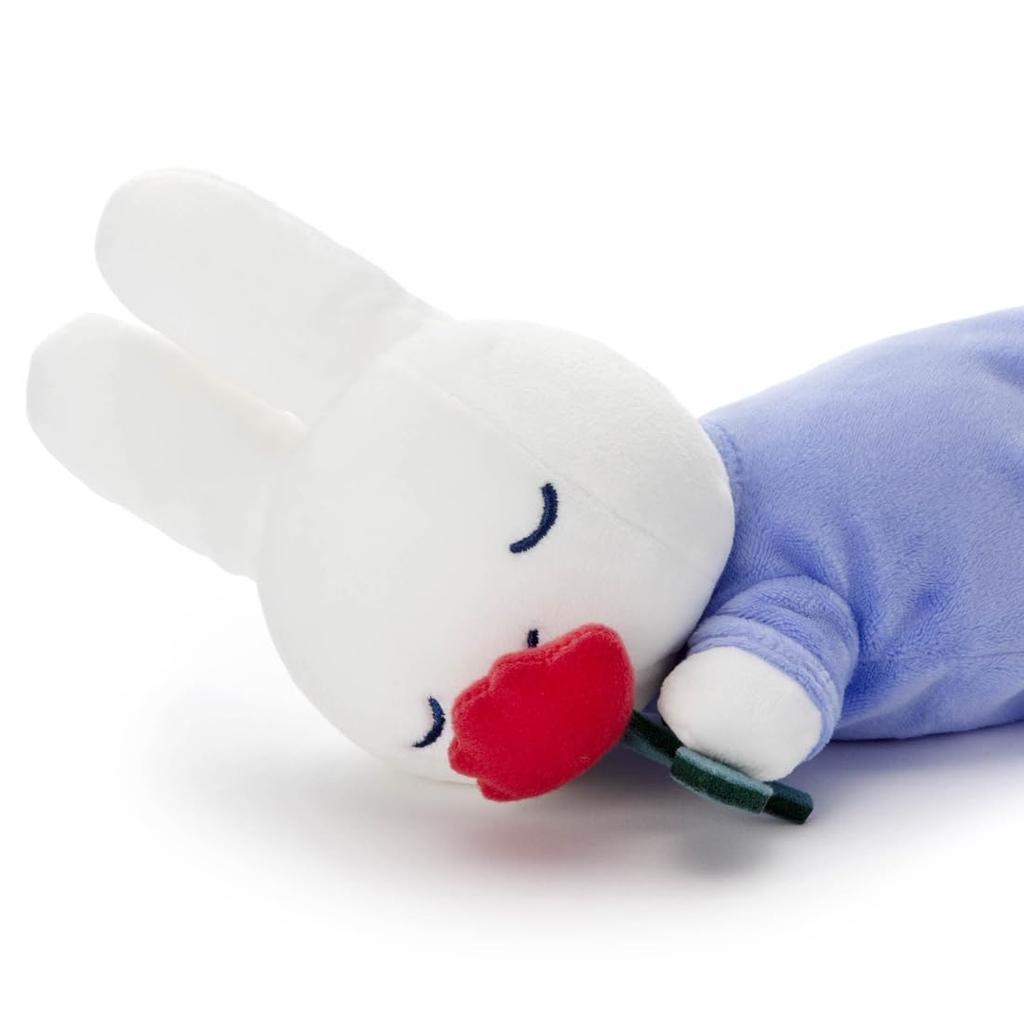 Bruna MIFFY and ROSE Sleeping Friend Plush Inches Toy, Small, Blue, Width Approx. 7.7 (19 Cm)