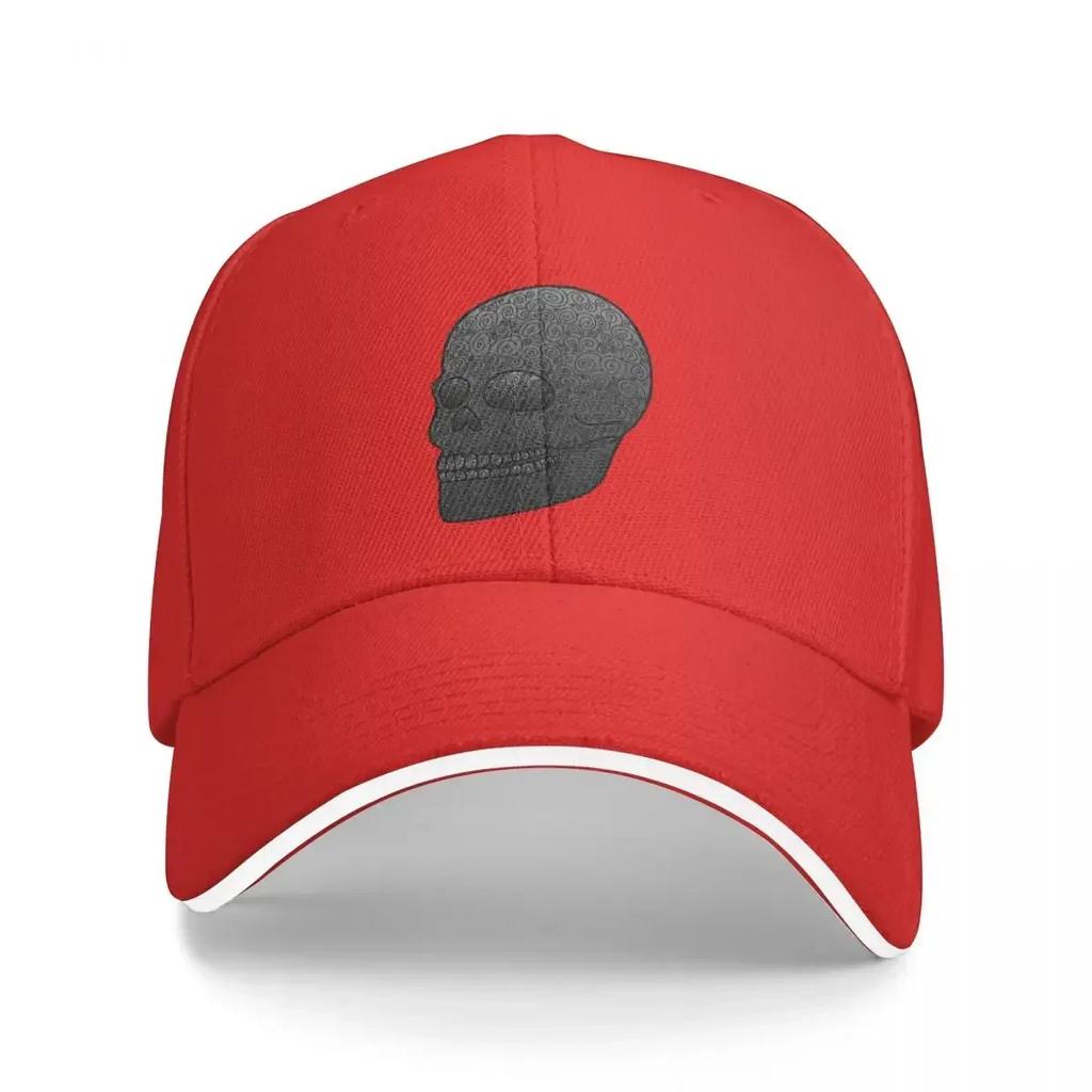 Кепка-бейсболка с вихревым черепом dad hat Смешные кепки Роскошная для женщин Мужская