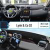 Солнцезащитный коврик на приборную панель автомобиля Lynk & Co 01: Защита от солнца и теплоизоляция центральной консоли салона для модели 23.