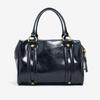 Fashion Double Partition Boston Bag Quilted Women Handbags  Soft PU Leather Shoulder Crossbody Bags for Women Tote Clutch